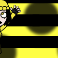black and yellow/ima bee