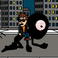 COMIC WAR WITH DOTTERS