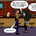 at the bar