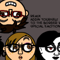 Remixed Face Border