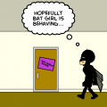 Bat Girl and Catwoman?