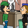 Luigi in Super Mario 64