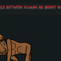 man to animal