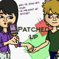 Patched up.