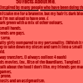 50 Facts About Me.