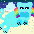 Rainbow Sky Cat