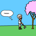 TotD: George & the Cherry Tree