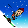 Hawking Goes Skiing