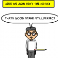 Arty the angry artist