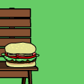 Unattended Hamburger