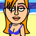 'Blue Bikini Top'