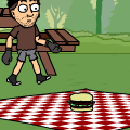 Unattended Hamburger