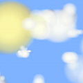 The sky
