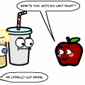 talking food.