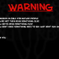 Warning