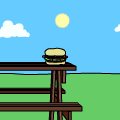 Unattended Hamburger