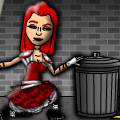 Crimson Dress.