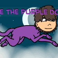 purple dog