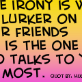 True irony