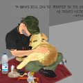 Homeless Man & Dog