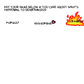 If you care!
