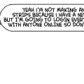 no strips just chatting