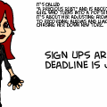 X SIGN UPS! X
