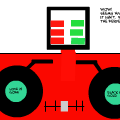 DJ turntable