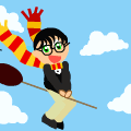 Harry On His Nimbus
