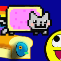 Bread Fish Vs Nyan Cat Racing