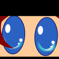 Close up on eyes