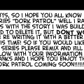 Dork Patrol Sign Up