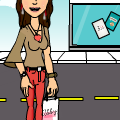 "Out Shopping."