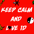 keep calm and love 1D