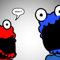 Elmo and Cookie Monster