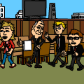the bar