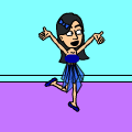'Deep Night Blue Dress...'