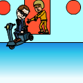 Hawking Goes Skydiving