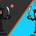Jack sparrow vs Blackbeard