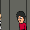 'Baldy, too scared'