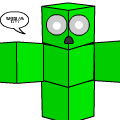 A cube person!