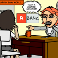 Barbara lives in Bank World