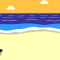 He too likes to Fish 
