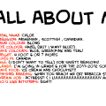 all about me