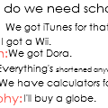 WHY SCHOOL, WHY!?
