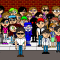 me and friends
