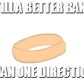 Waits for mob of fangirls
