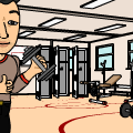 I work out'