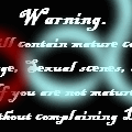 Warning.