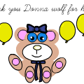 Thank you Donna Wolf for help